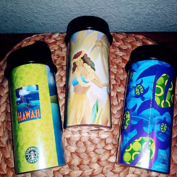 Vintage Starbucks Hawaiian tumblers - Picture 2 of 3